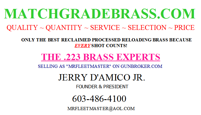 Match Grade Brass